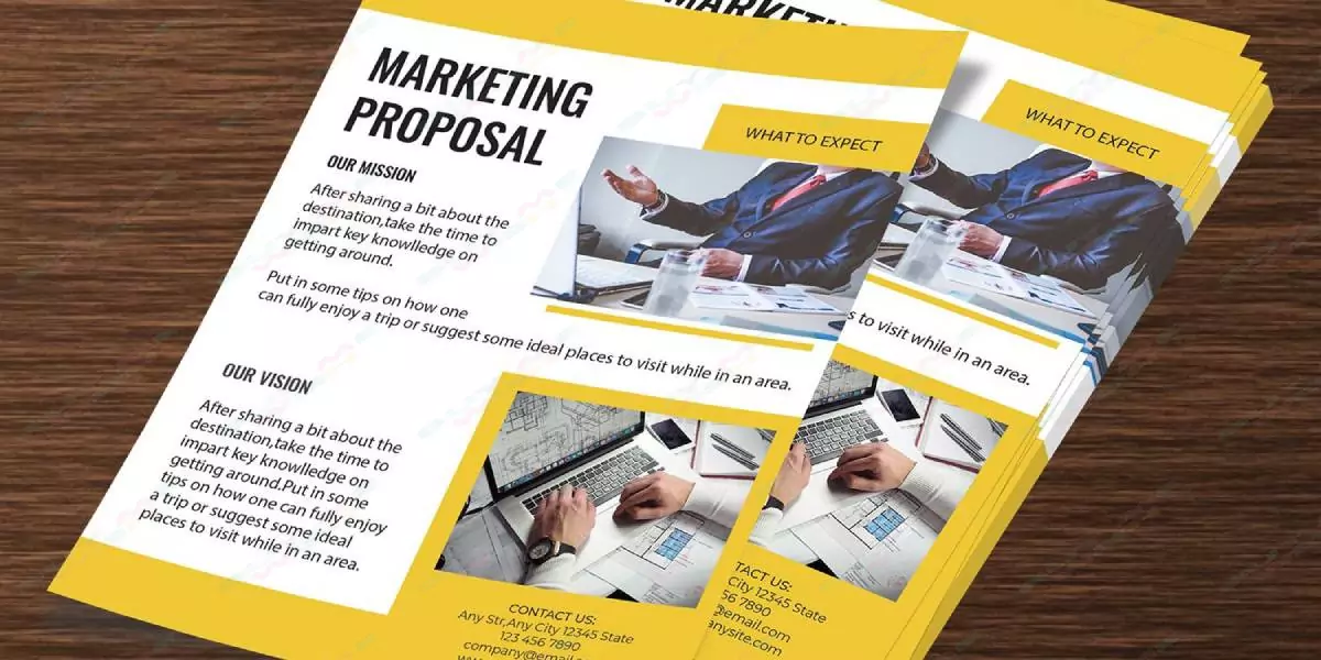 A4 PSD Templates for Professional Marketing Flyers